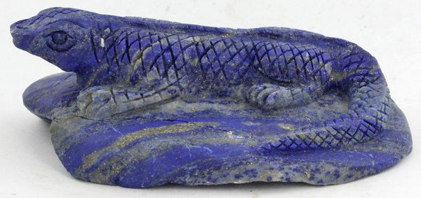 1970ct Handcarved Lapis Lizard (1 of 2)