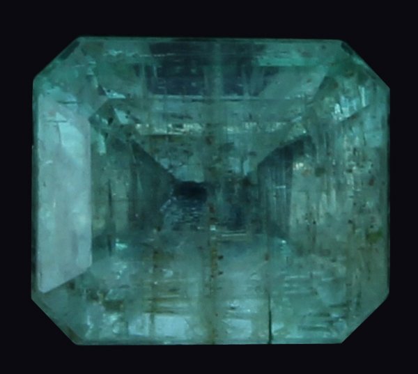 1.18ct Mint Green Colombian Emerald: Nice grade 5 Colombian emerald; customary treatment; Gem Guide wholesale $590