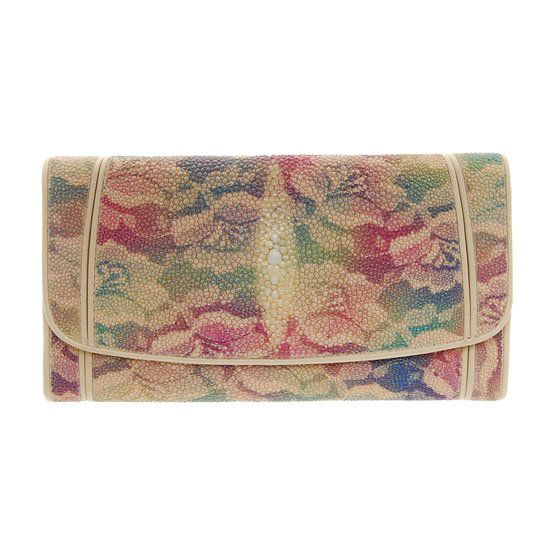 Ladies Stingray Hide Clutch Purse/Wallet (1 of 3)