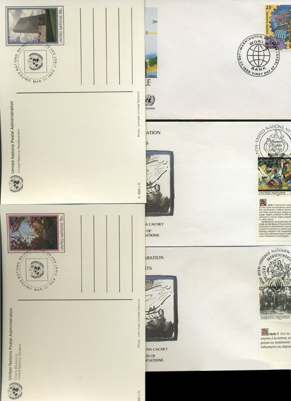 1986 US & UN FIRST DAY COVER COLLECTION (1 of 2)