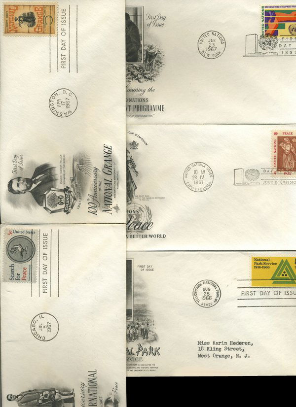 1963 US & UN FIRST DAY COVER COLLECTION (1 of 2)