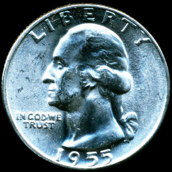 1955 Washington 25c MS64/65 (1 of 2)