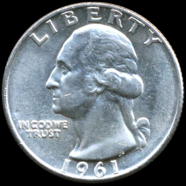 1961D Washington 25c MS64/65 ERROR (1 of 2)