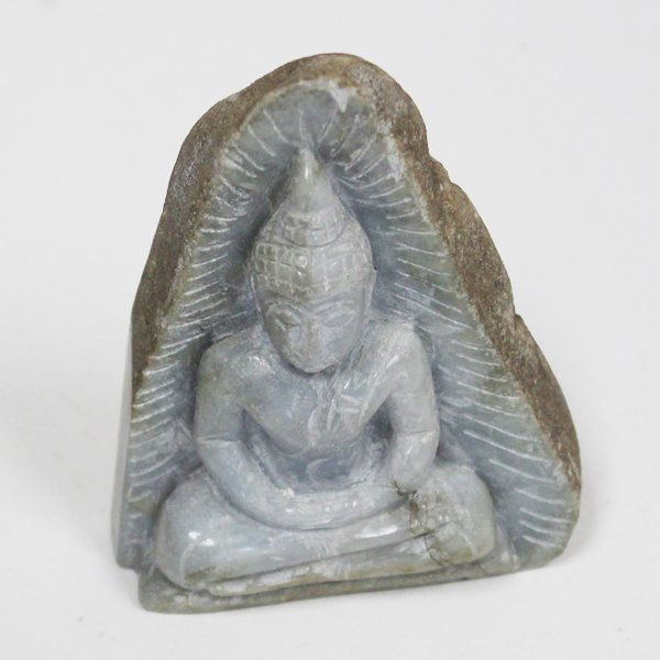 Hand Carved Burma Jade Thai Buddha (1 of 1)