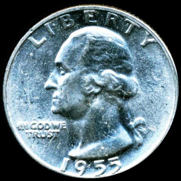 1955 Washington 25c MS64/65 (1 of 2)