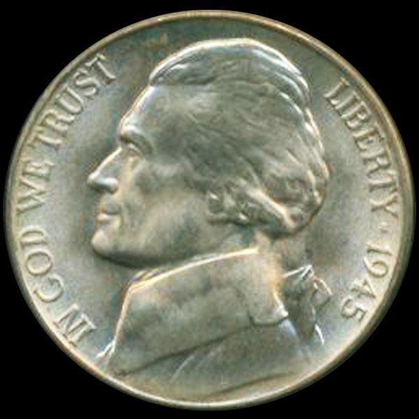 1945D Jefferson 5c CHOICE+ Unc 95% Full Steps (1 of 2)