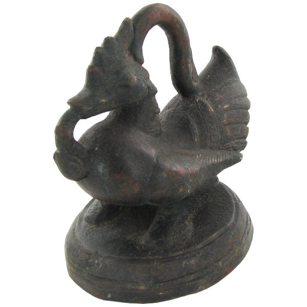 Duck Opium Weight Early 1900s Bronze BIG HEAVY (1 of 3)