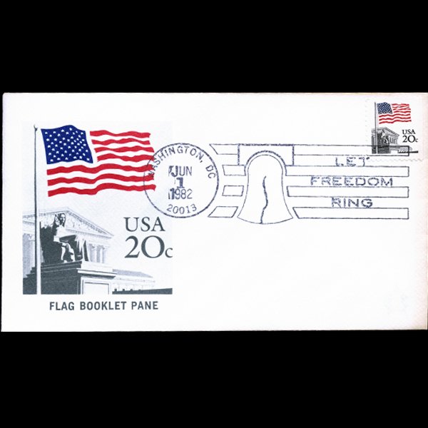 1982 US First Day Postal Cover (1 of 1)