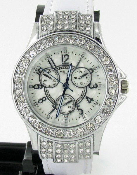 New Miler Ladies MOP Chrono Style Watch (1 of 2)