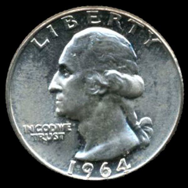 1964 Silver GW 25c Super Gem GEM+ Unc (1 of 2)