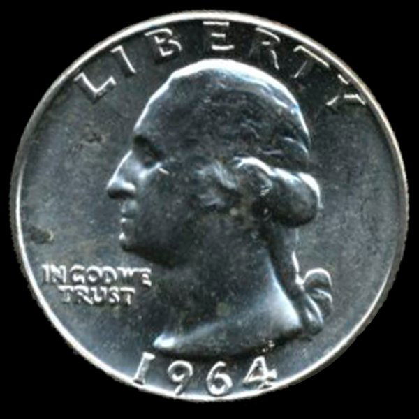 1964 Silver GW 25c Super Gem GEM+ Unc (1 of 2)