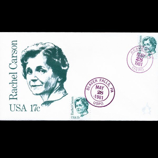 1981 US First Day Postal Cover Dual Postmark ERROR (1 of 1)