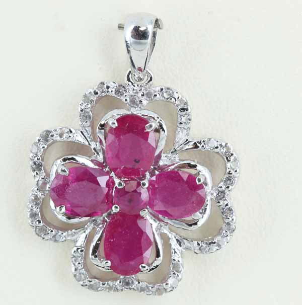 30.5twc Ruby Gold Vermeil  Pendant (1 of 1)