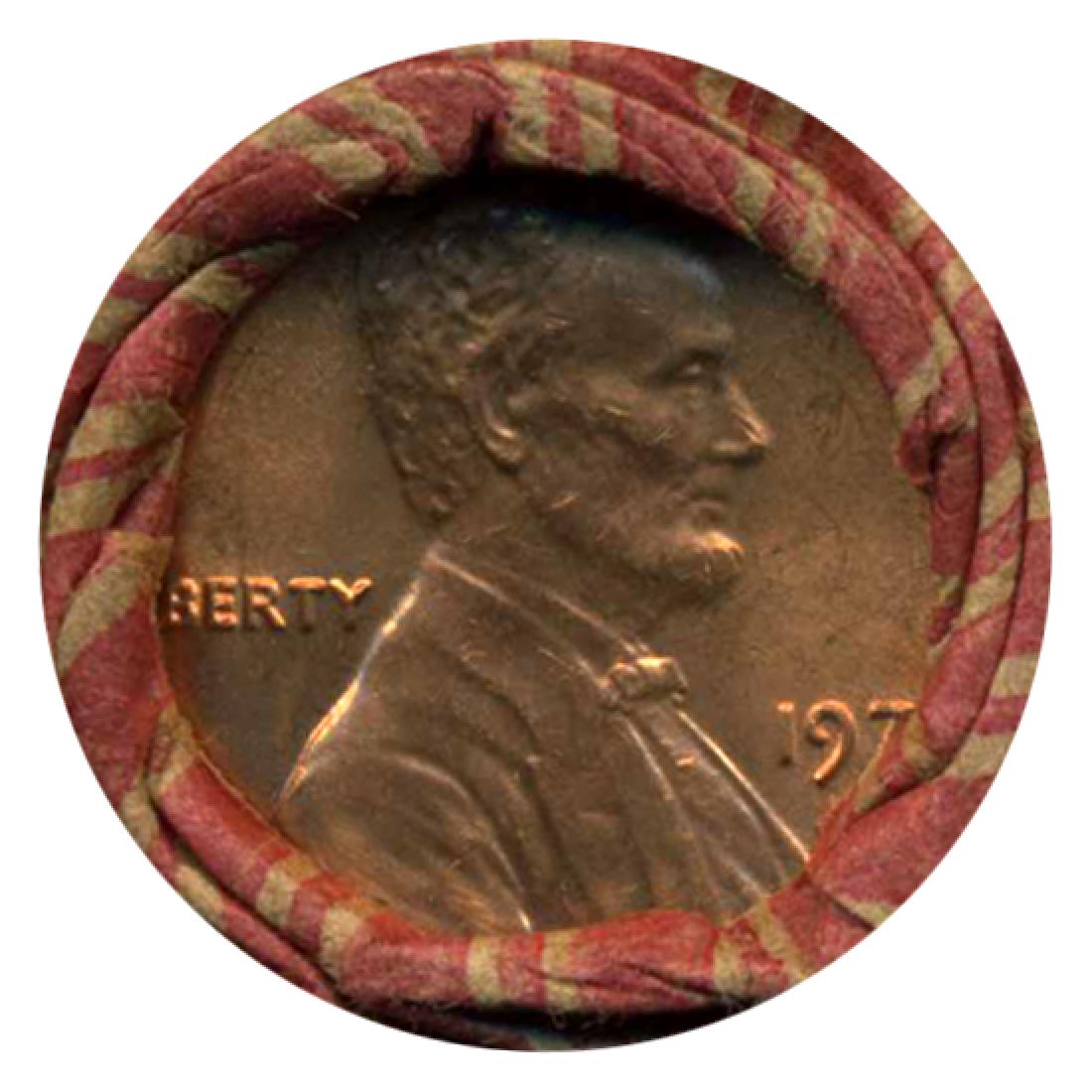 1975 Linc 1c BU Scarce UnOpened Bank Roll 50 GEMS (1 of 2)