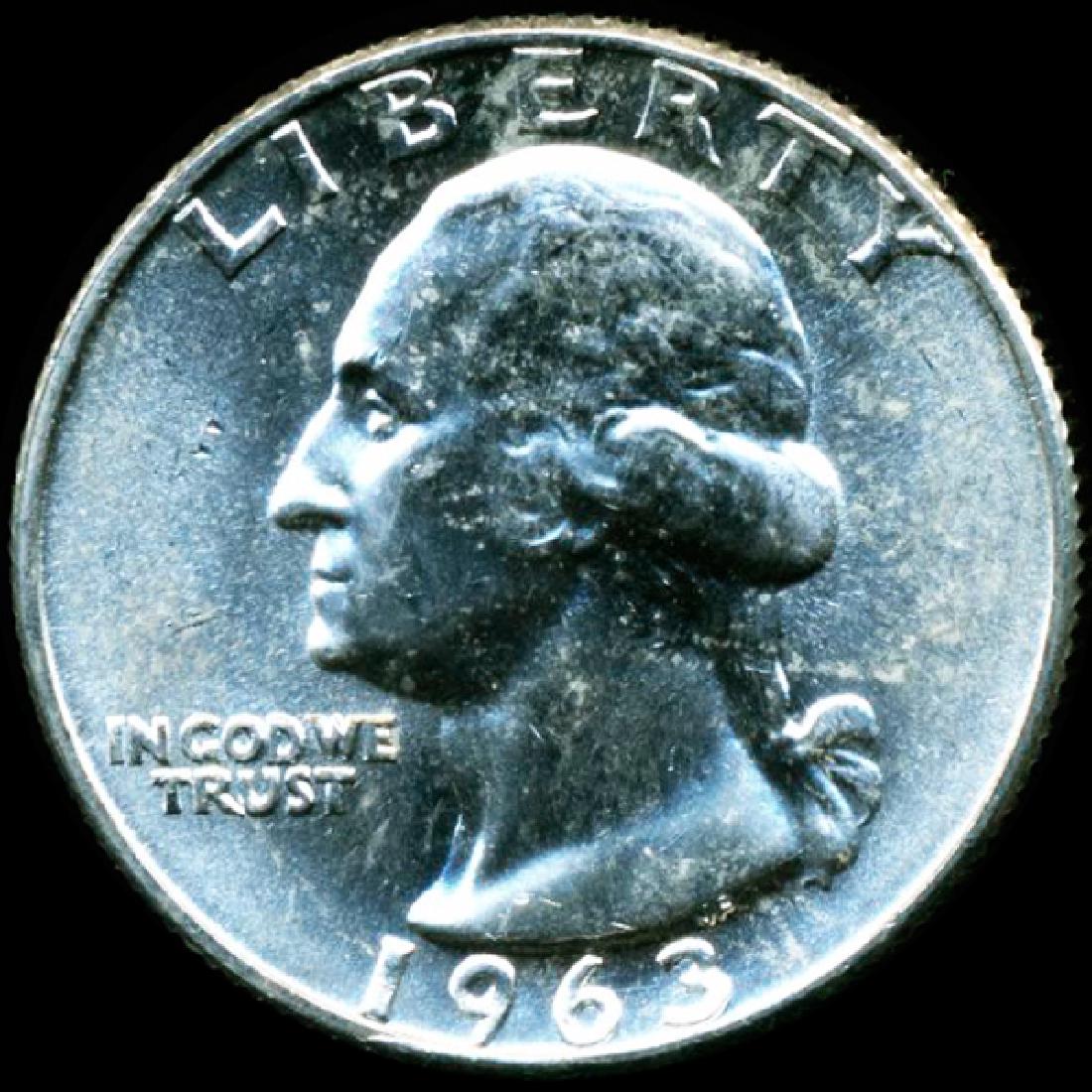 1964D Washington 25c GEM Unc (1 of 2)