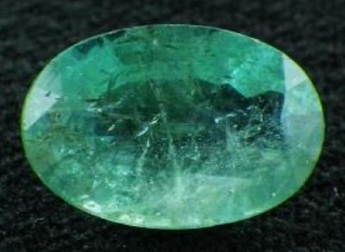 1.64ct Natural Green Colombian Emerald Appraised $1640 (1 of 2)