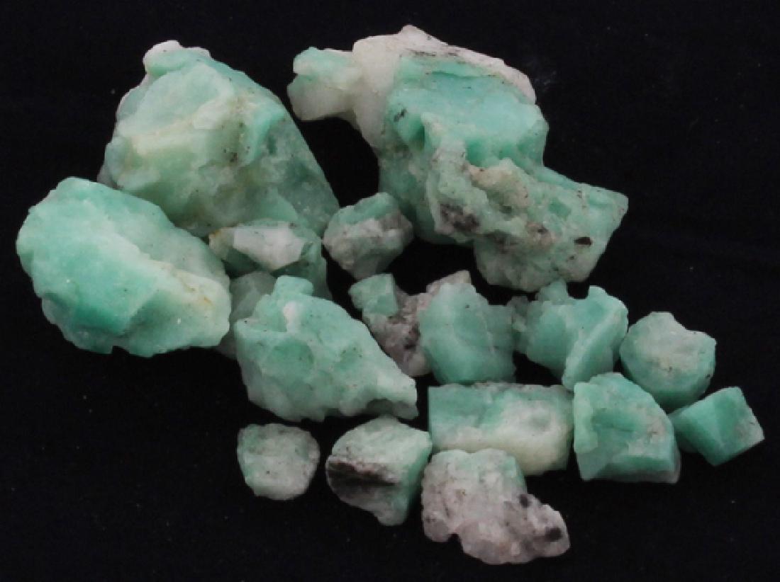 209ct Better Grade Colombian Emerald Rough: Excellent hi-grade parcel
