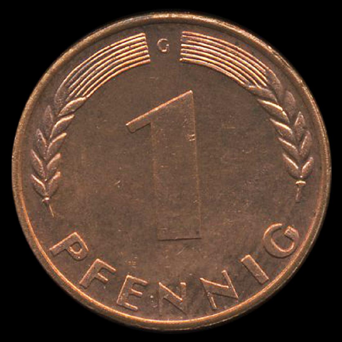 1950G Germany 1pf CHOICE+ Unc (1 of 2)