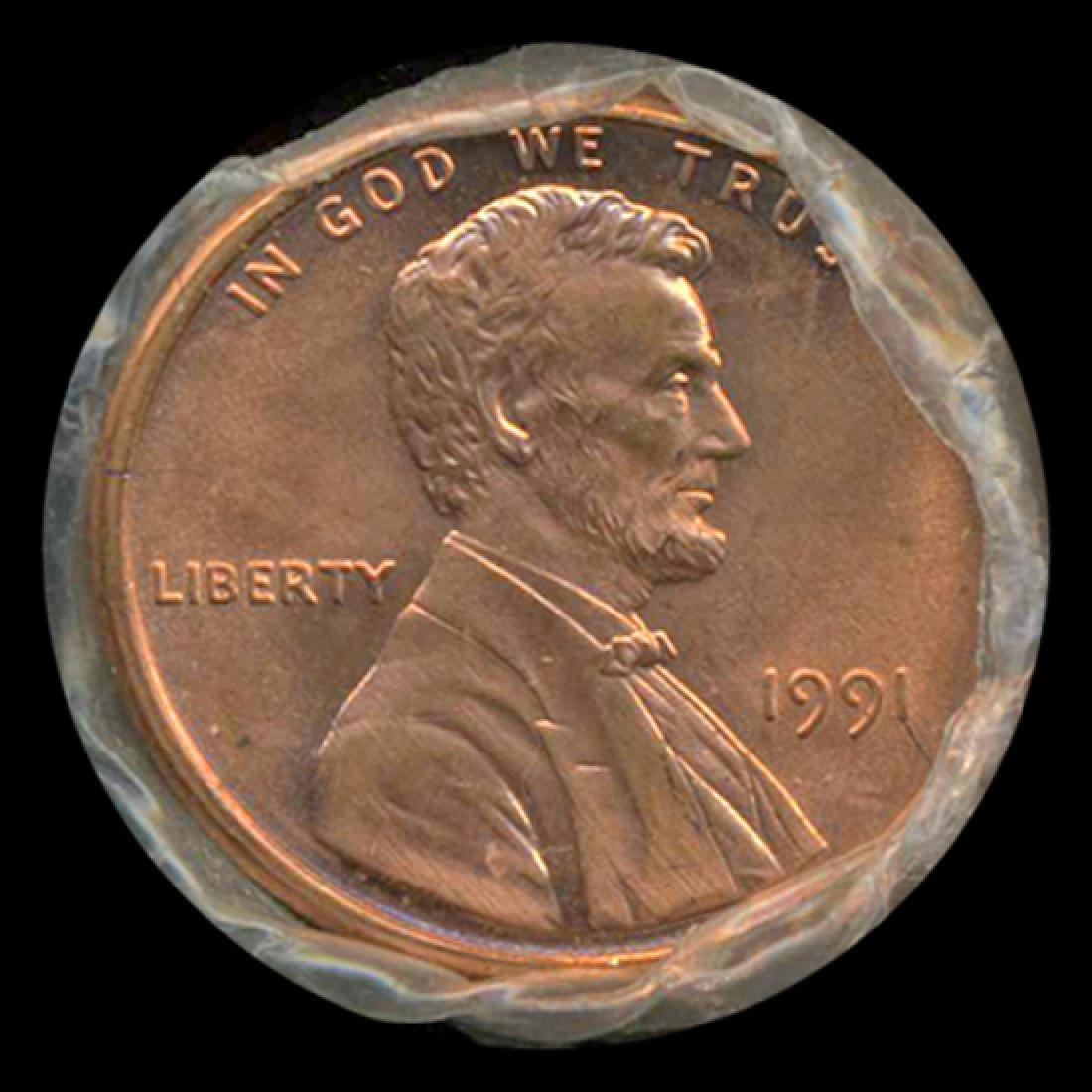 1991 Lincoln Cent Scarce Never Opened Original Bank (1 of 2)