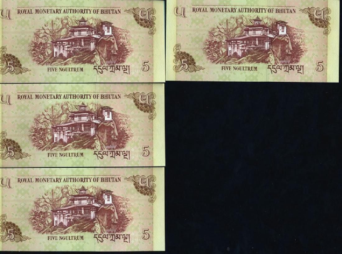 2006 Buthan 5N Note Crisp Unc 10pcs Scarce Sequential (1 of 4)