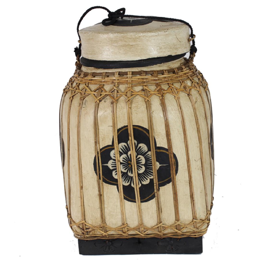 Hand Decorated Rice Container (1 of 2)