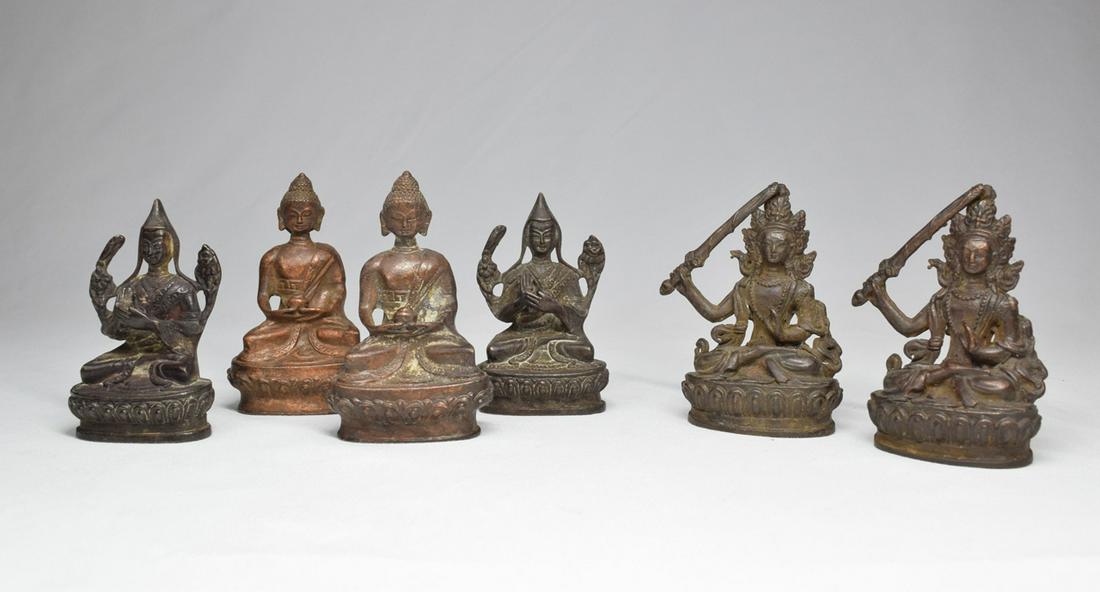Group of Bronze Buddha Figure (1 of 7)