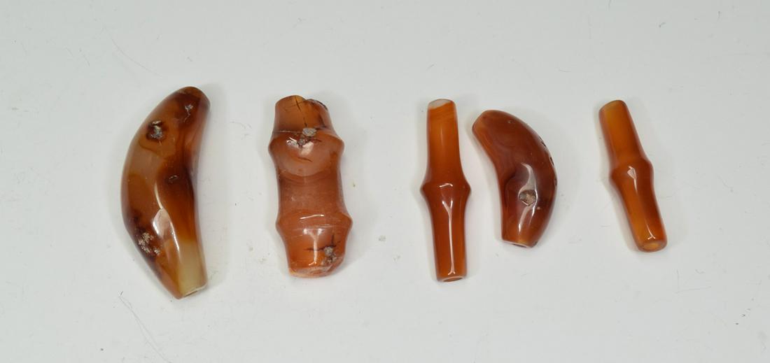 Group of Agate Tube Bead (1 of 7)