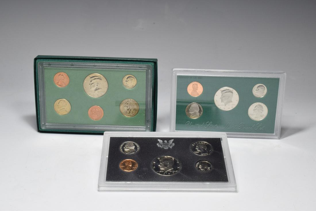 Three US Proof Coin Sets (1 of 7)