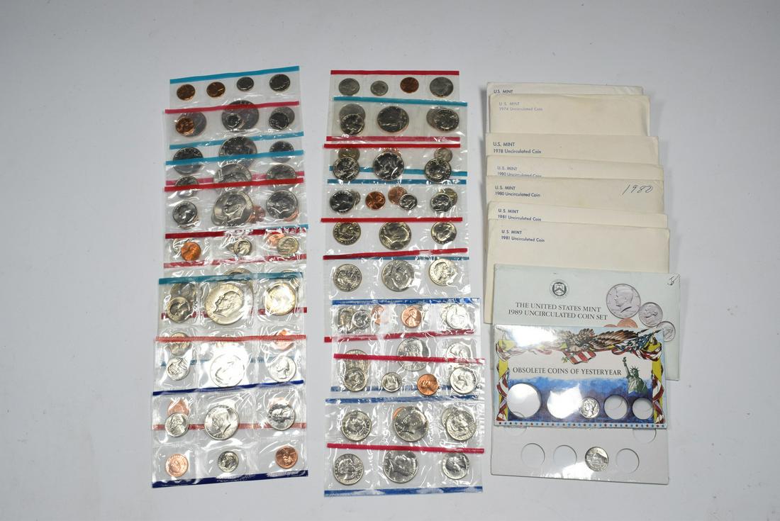Group of US Proof Coin Sets (1 of 13)