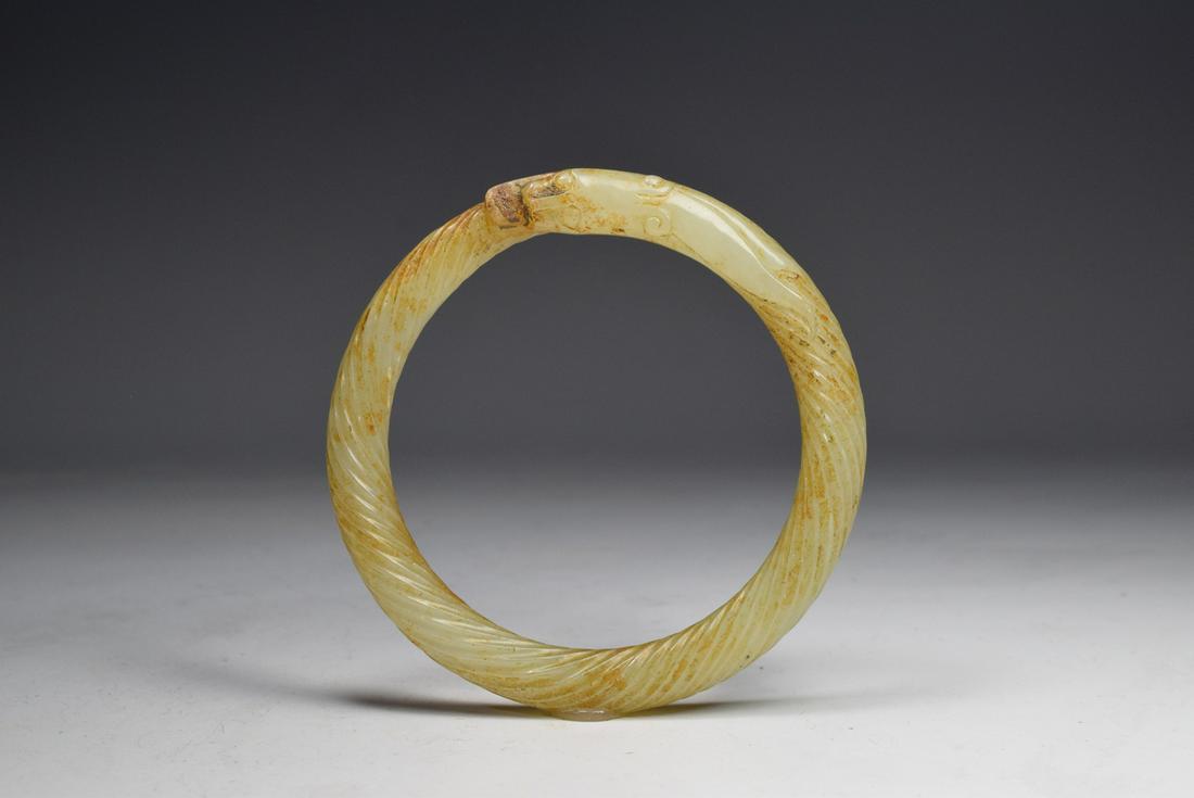 Jade Dragon Bangle (1 of 6)