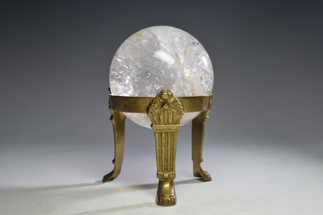 Clear Crystal Ball Table Display (1 of 7)