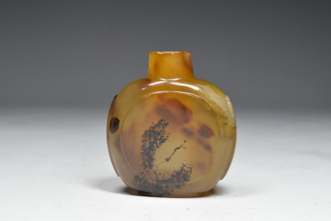 Brown Agate Snuff Bottle (1 of 6)