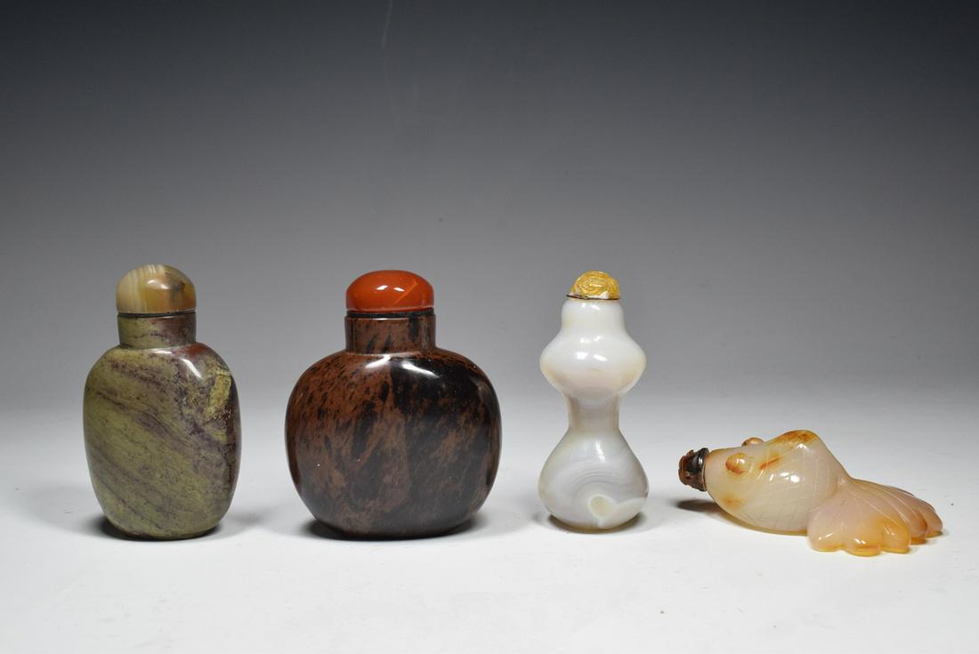 Group of Four Snuff Bottle (1 of 9)