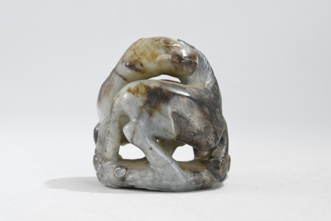 Jade Double Horse Ornament (1 of 11)