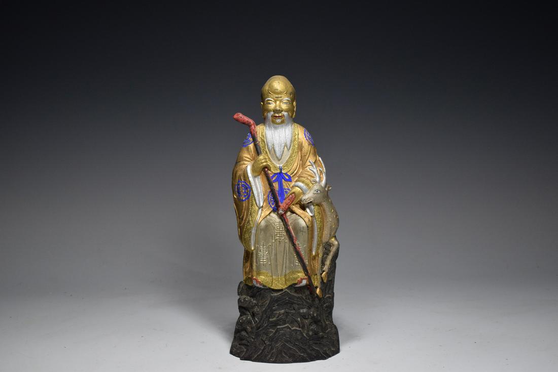 Colored Longevity God Ink Figure (1 of 7)