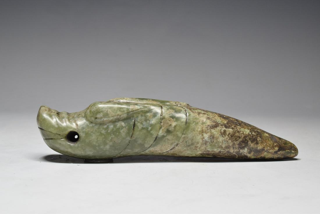 Jade Dragon Head Ornament (1 of 6)