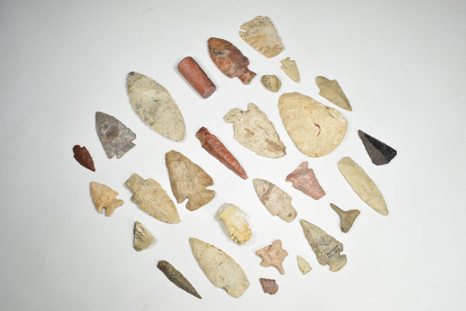 Group of Miwok Indian Arrowhead Stone Point (1 of 11)