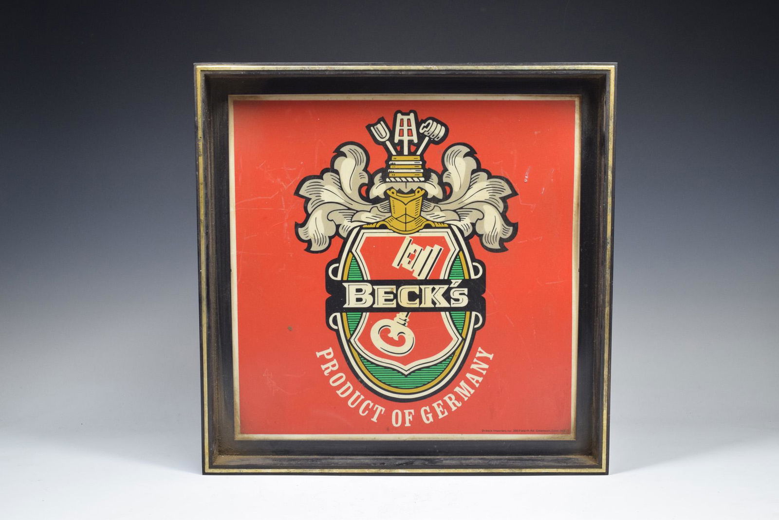 Vintage BECK'S Beer Bier Electric Light Sign: Vintage BECK'S Beer Bier Electric Light Sign (15.2 x 15 x 3.5 inches)