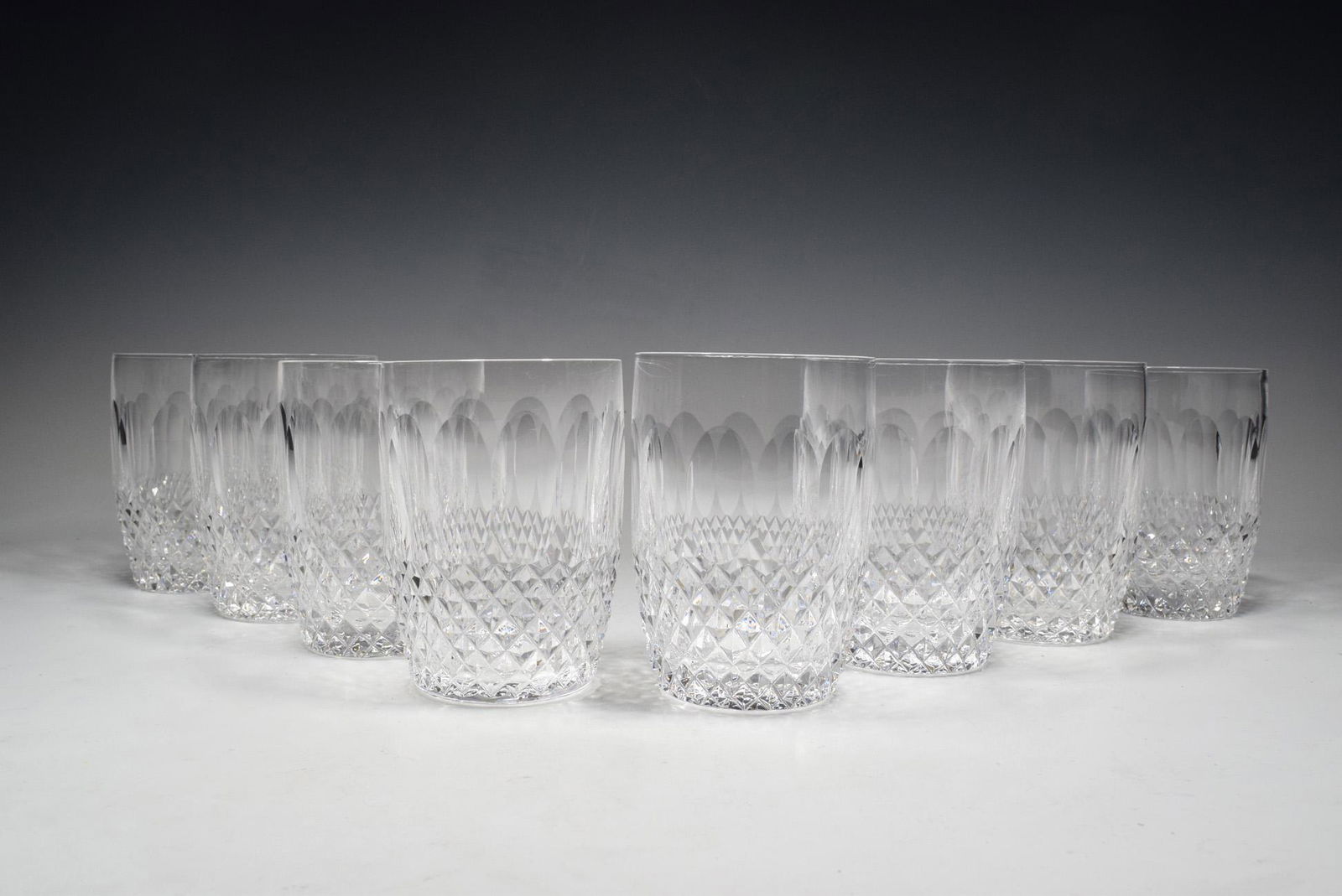 Waterford Set Of 8 Colleen Short Stem Cut Crystal Water Glasses (1 of 5)
