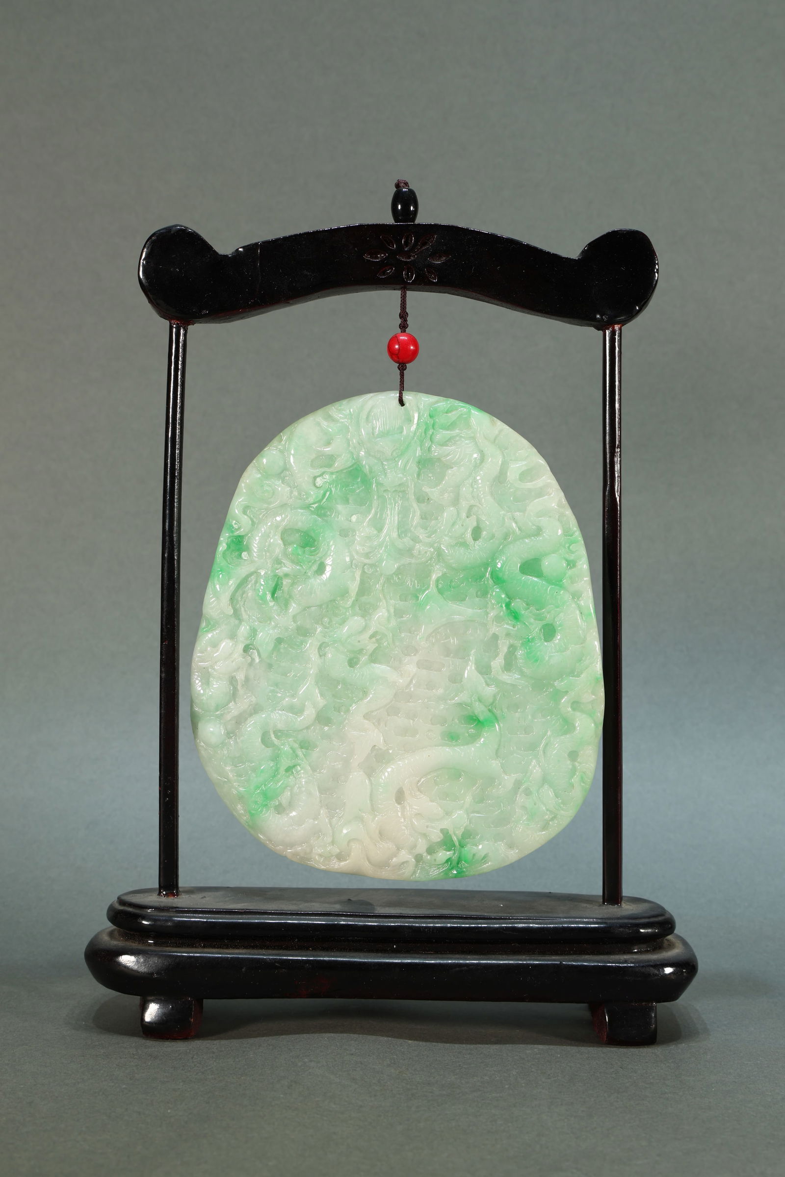 Large Jadeite Dragon Pattern Pendant (1 of 7)