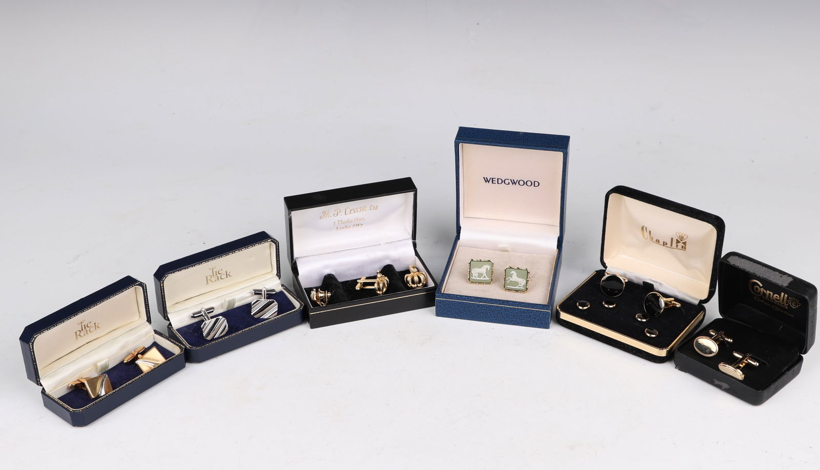 Set Of 6 Vintage Cuff Links (1 of 8)