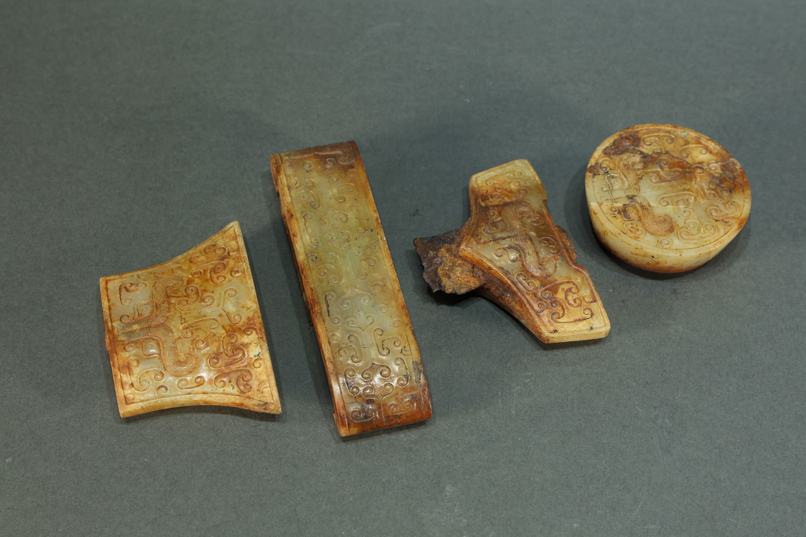 Group of Four Jade Sword Ornament (1 of 19)