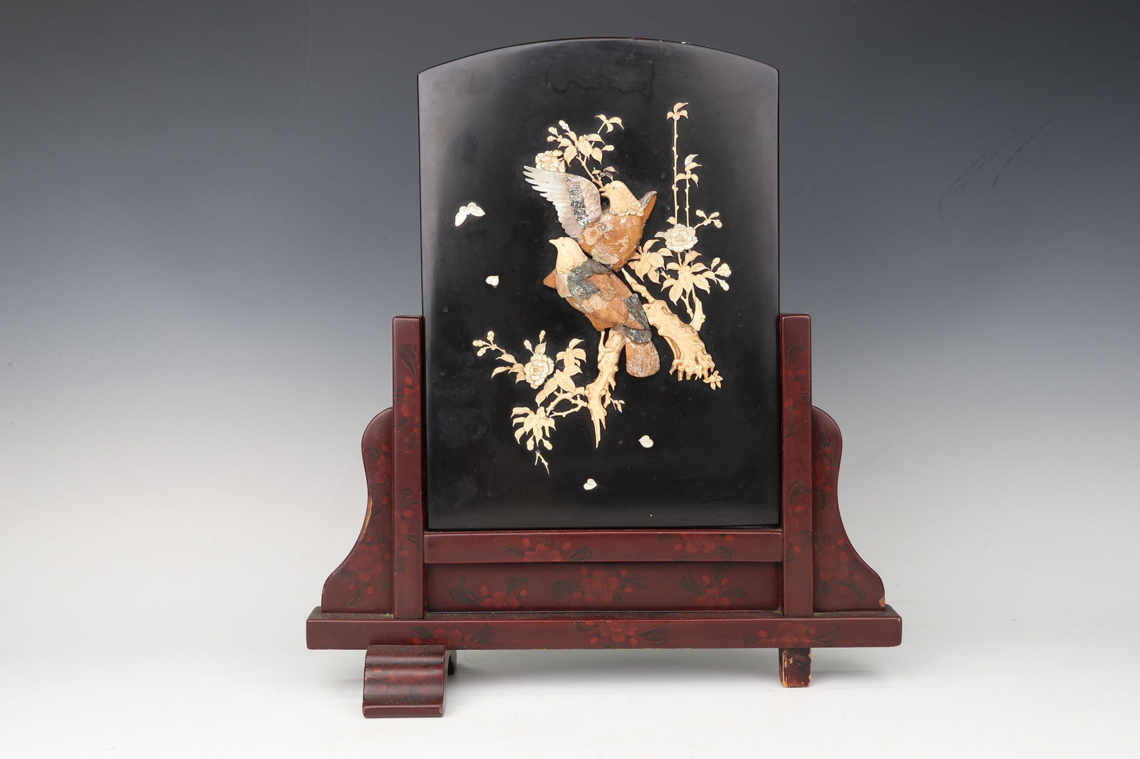 Japanese Lacquered Table Screen (1 of 9)