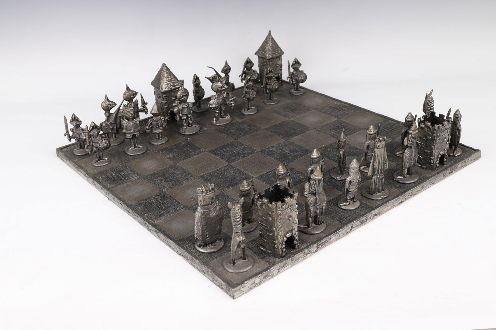 Rustic Metal Chess Set (1 of 12)