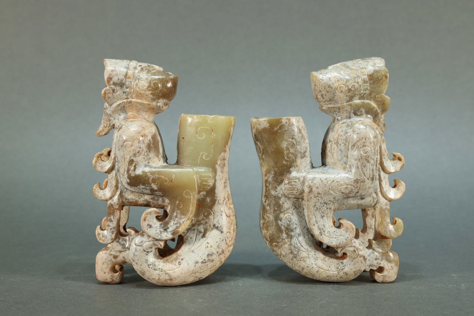 Pair of Jade Man Figure (1 of 10)