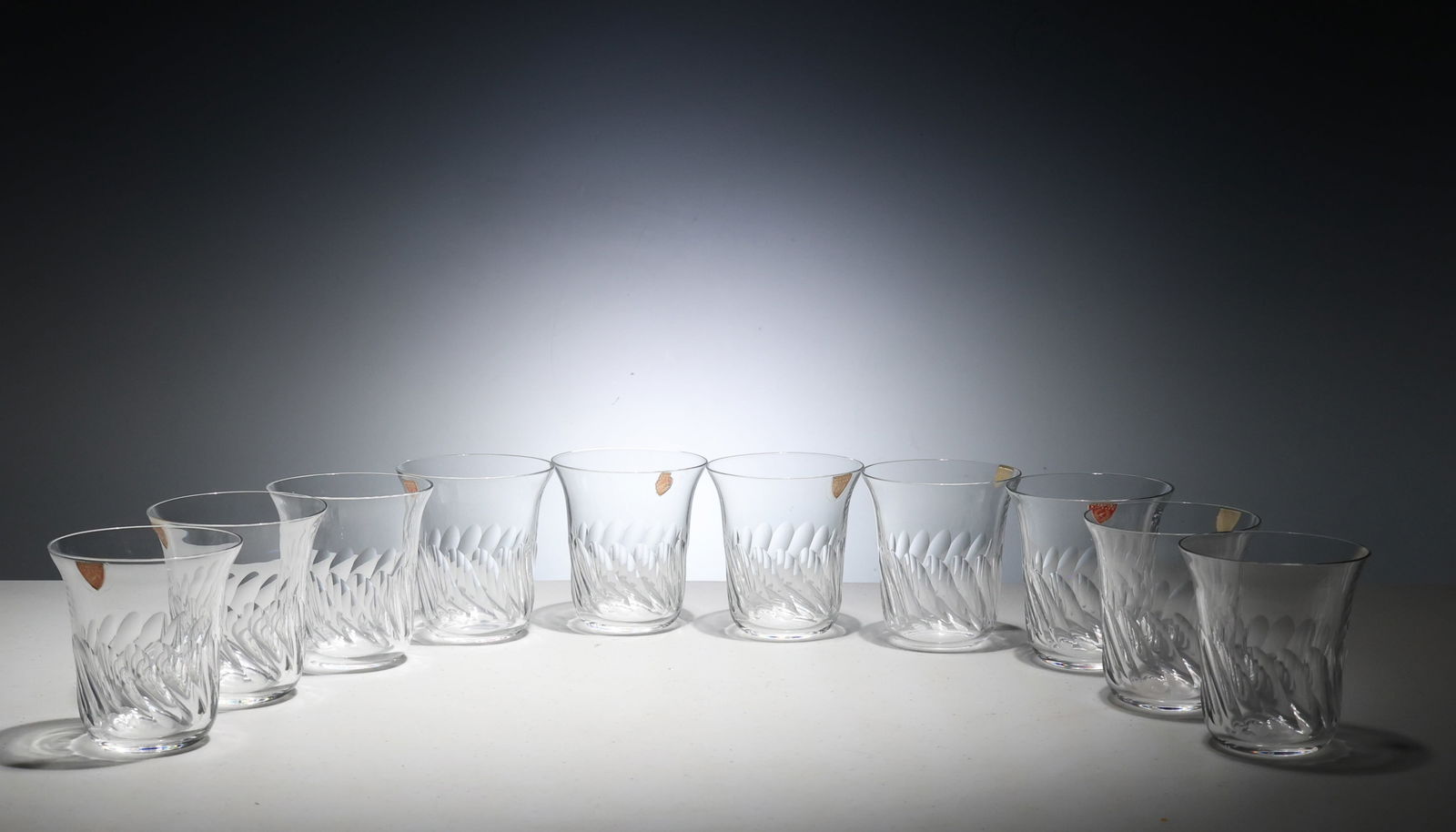 Set Of 10 Orrefors Simon Gate Seltzer/Whiskey 2.8 Inches Glass (1 of 8)