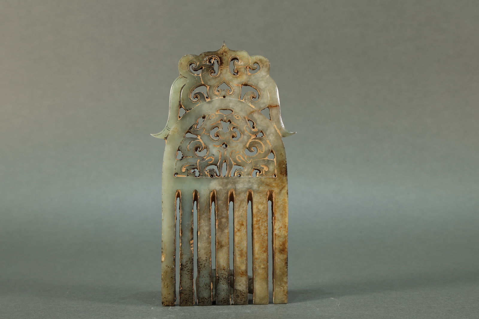 Jade Carved Dragon Pattern Comb (1 of 8)