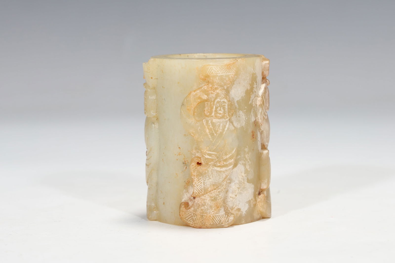 Chinese Jade Dancer Cong Ornament (1 of 7)