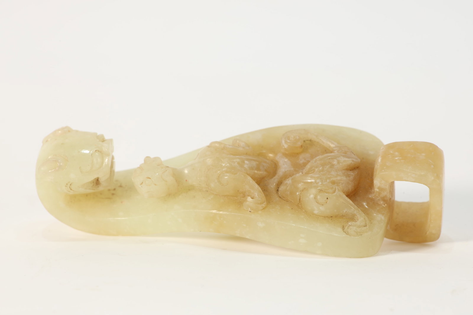 Jade Carved Dragon Belt Hook (1 of 6)