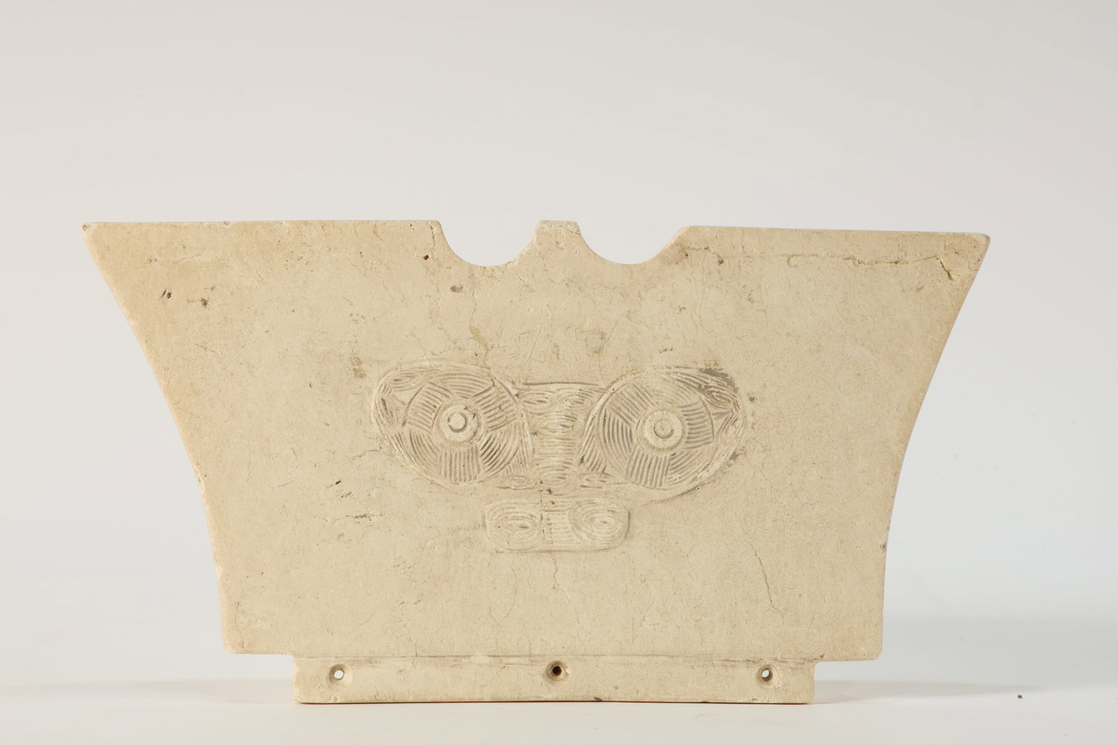 Jade Carved Beast Face Pattern Bi (1 of 5)